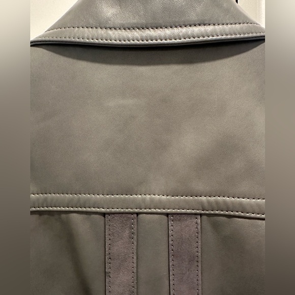 Coach 1941 Unique %100 lamb leather gray jacket. Originally $1,100! Like new - Picture 6 of 10